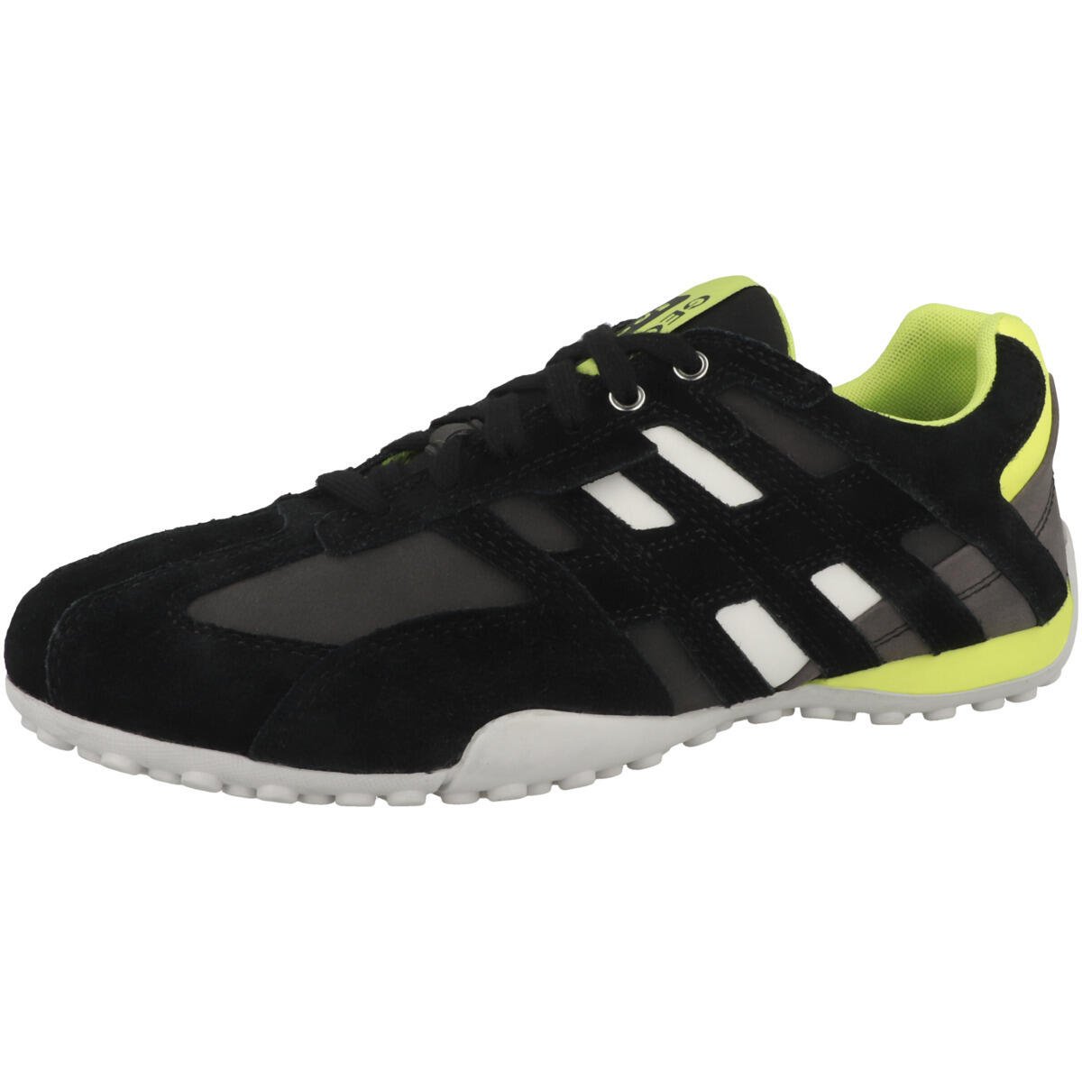 Geox UOMO SNAKE A -  Herren Leder Sneaker U4507 A 022EK schwarz 4/7
