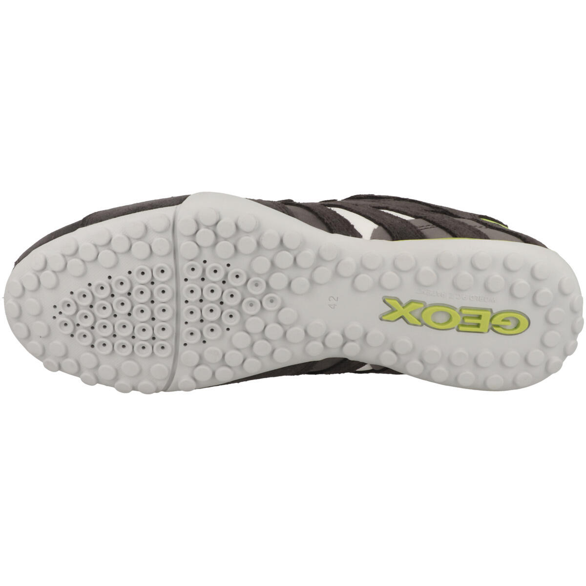 Geox UOMO SNAKE A -  Herren Leder Sneaker U4507 A 022EK grau 5/6