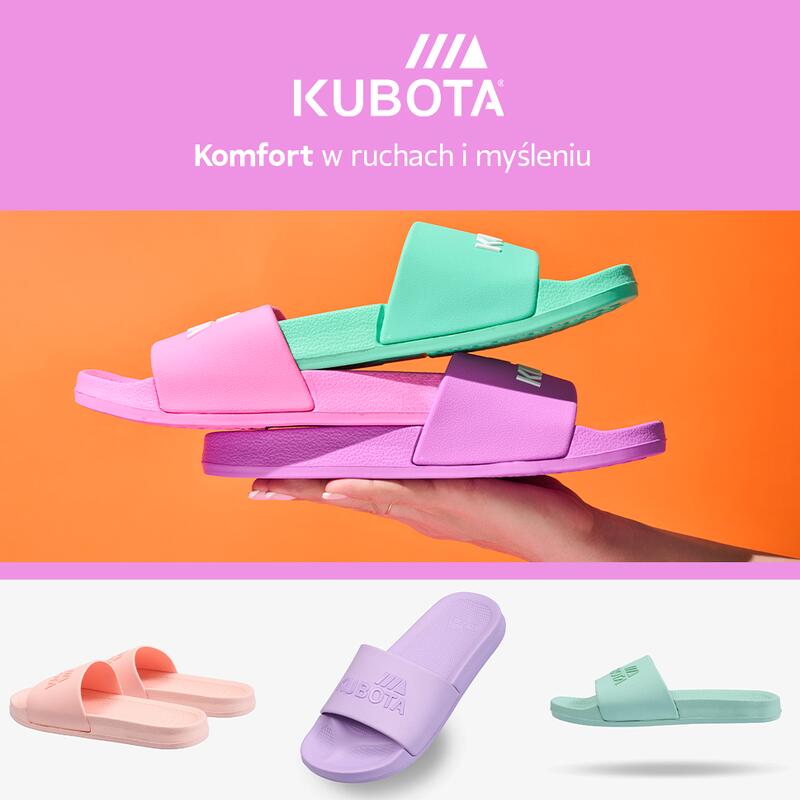 Klapki Męskie Basenowe Kubota Basic Turkusowe