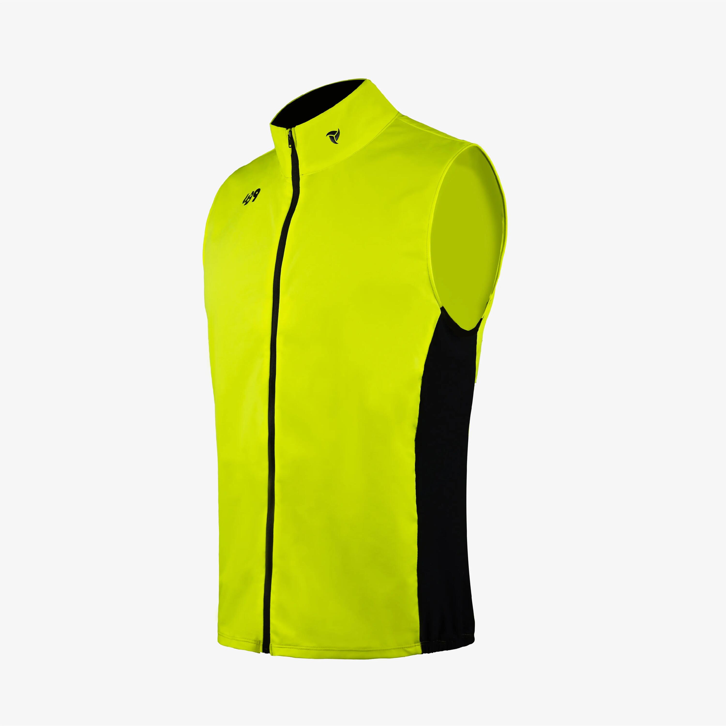 Gilet adulte léger coupe-vent et déperlant pliable 2/3