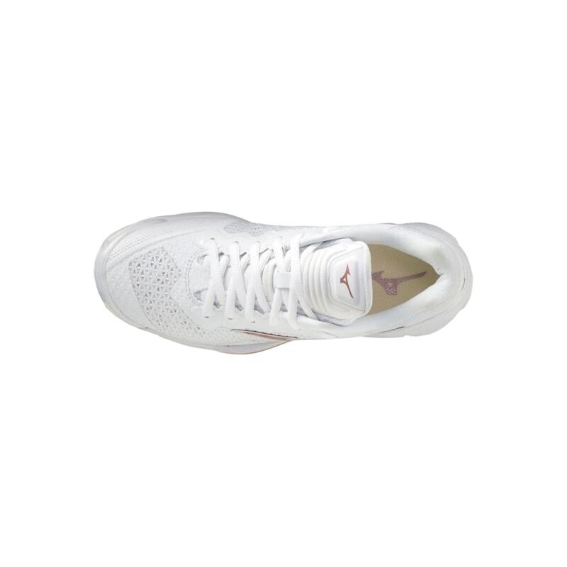 Calzado balonmano Mujer Mizuno Weave Stealth Blanco