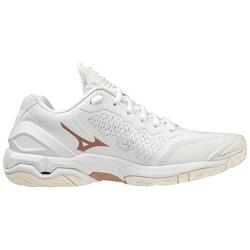 Chaussures de handball Femmes Mizuno Weave Stealth Blanc