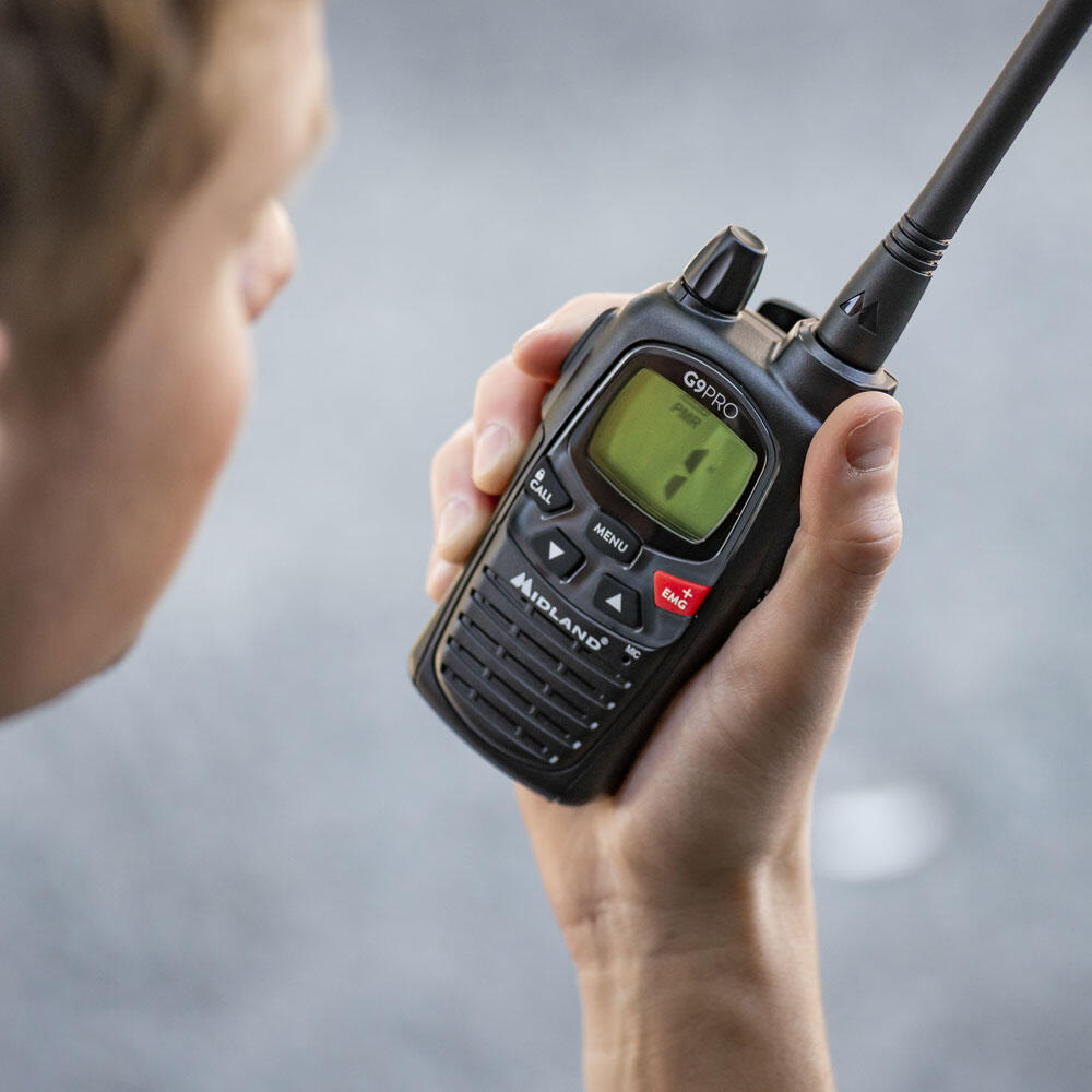Midland G9 Pro - Talkie-walkie PMR446, 101 canaux, 23 h 6/7