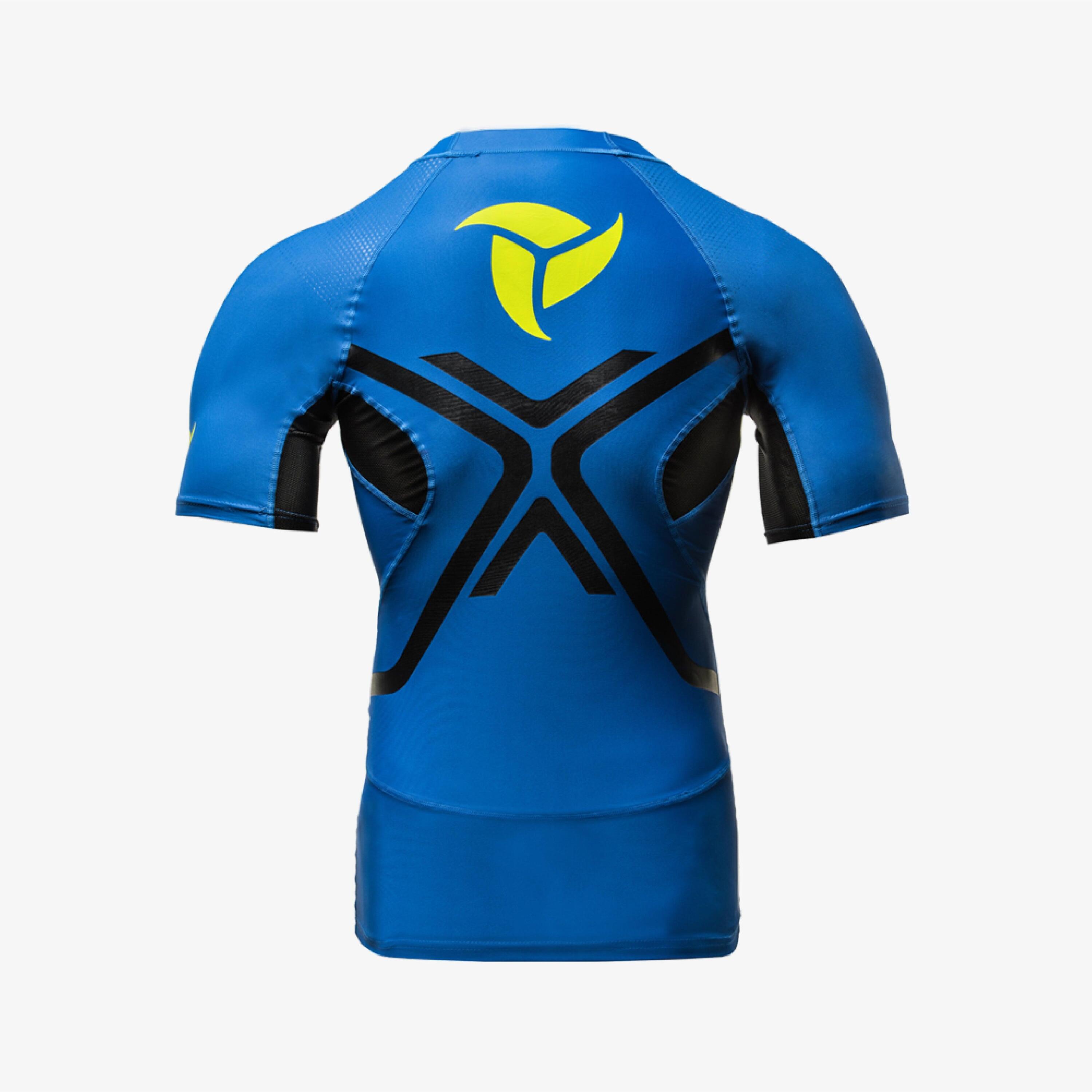 Rashguard adulte sports nautiques manches courtes protection UV 3/3