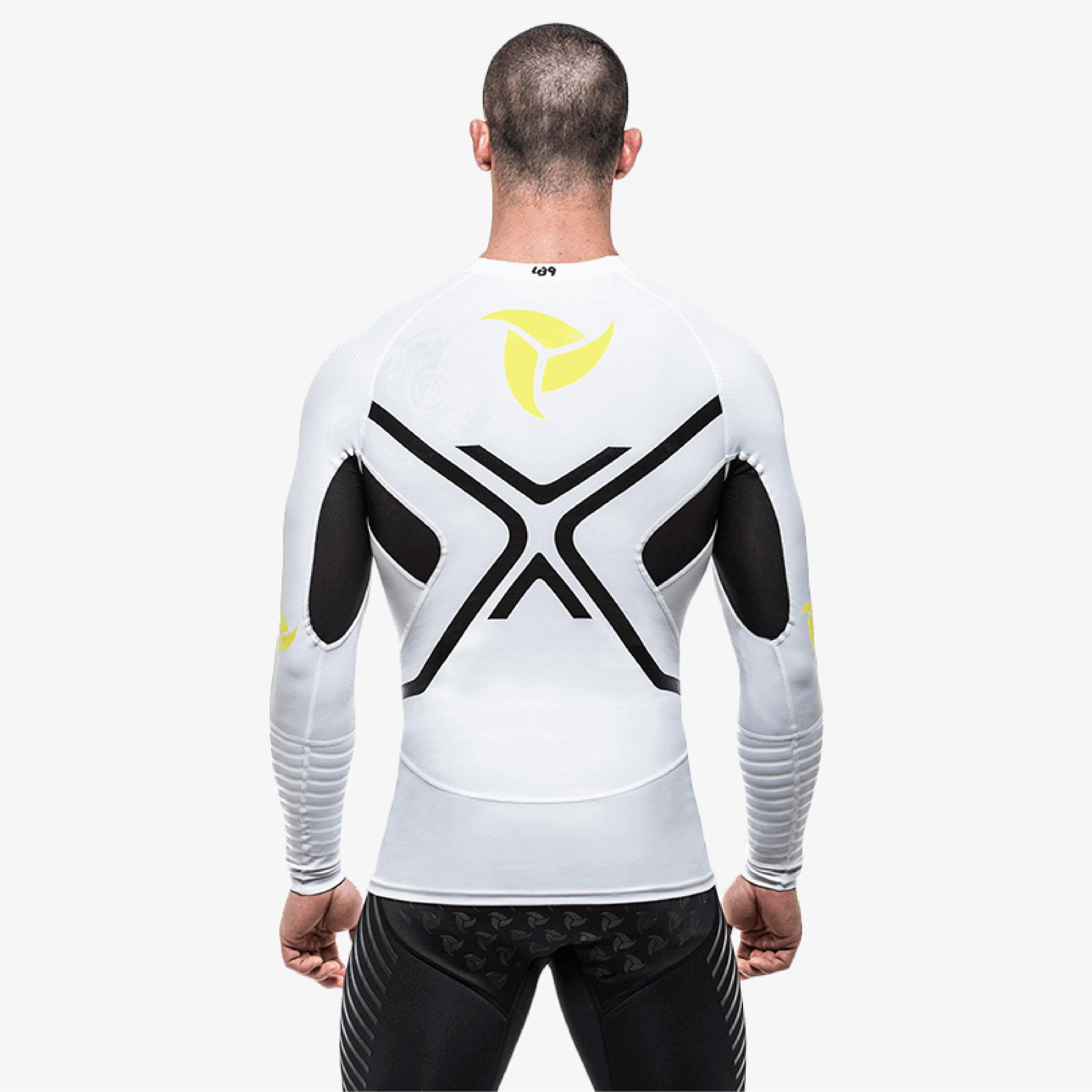 Rashguard adulte sports nautiques manches longues protection UV 5/5