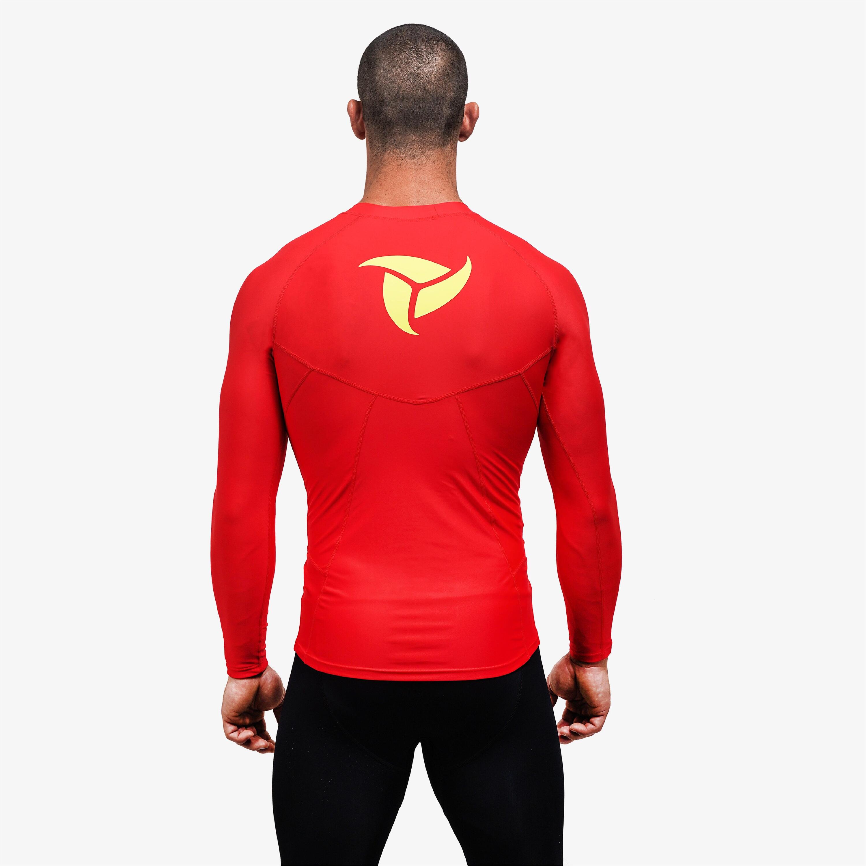 Rashguard adulte sports nautiques manches longues protection UV 5/6