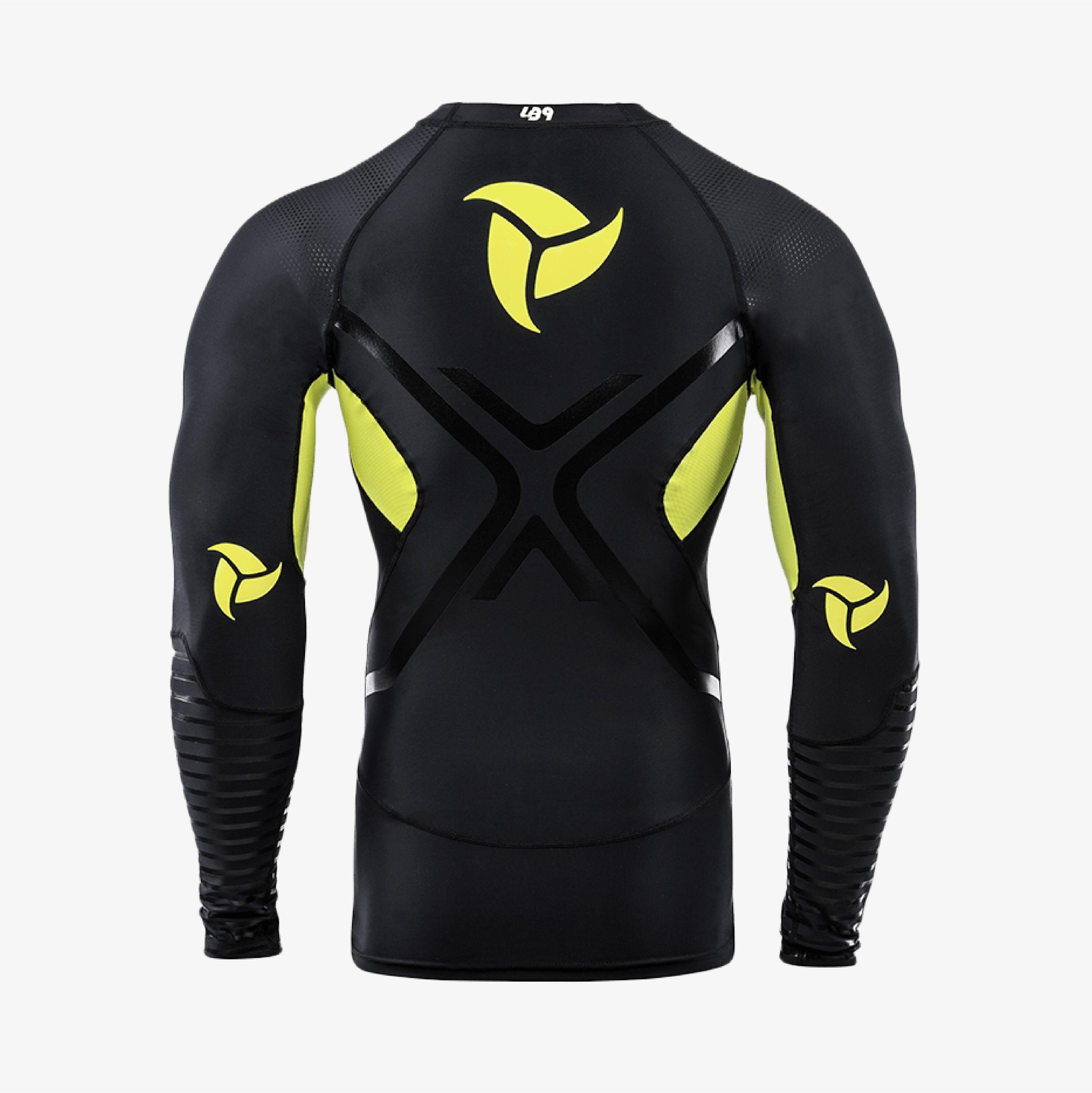 Rashguard adulte sports nautiques manches longues protection UV 4/5