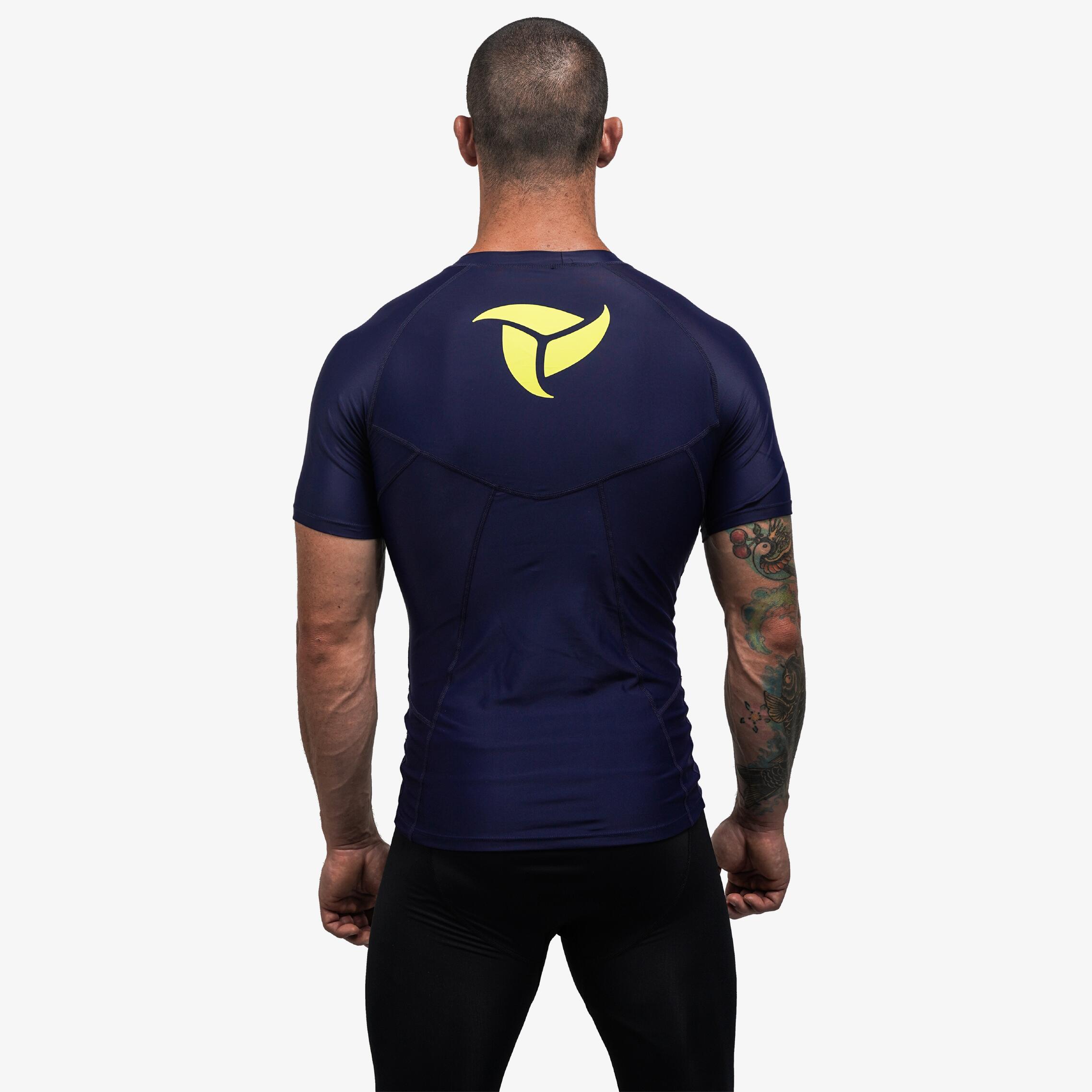Rashguard adulte sports nautiques manches courtes protection UV 5/6