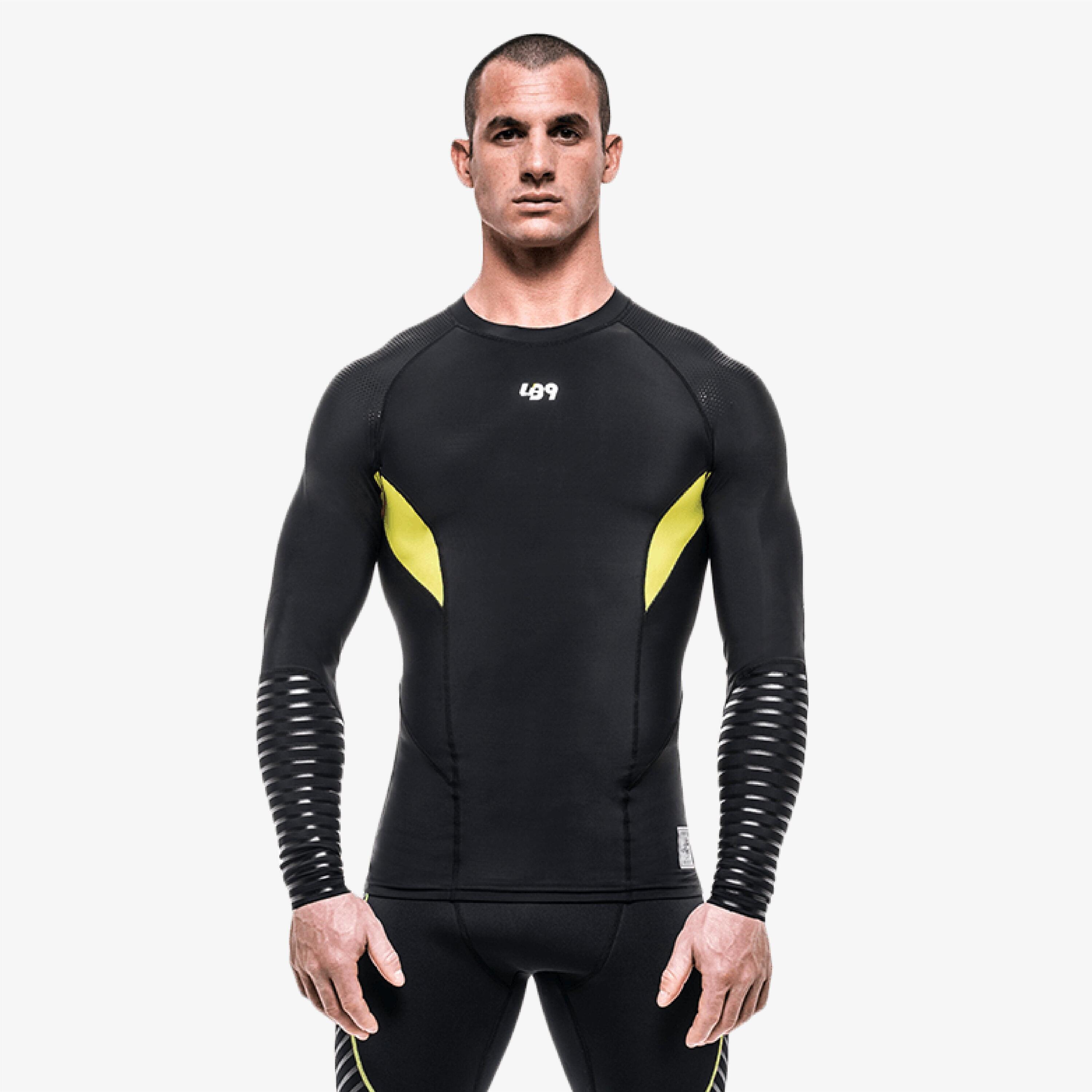 Rashguard adulte sports nautiques manches longues protection UV 2/5
