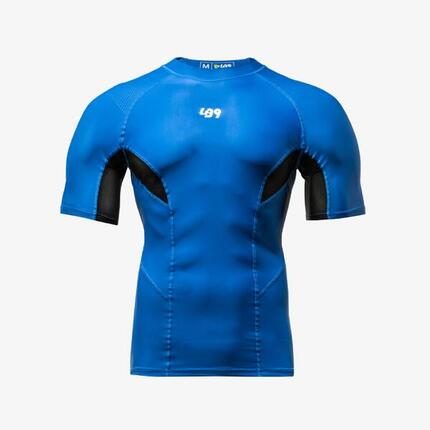 Camiseta Rashguard de Compresión Anti-UV para Piragüismo, Kayak y SUP - Azul