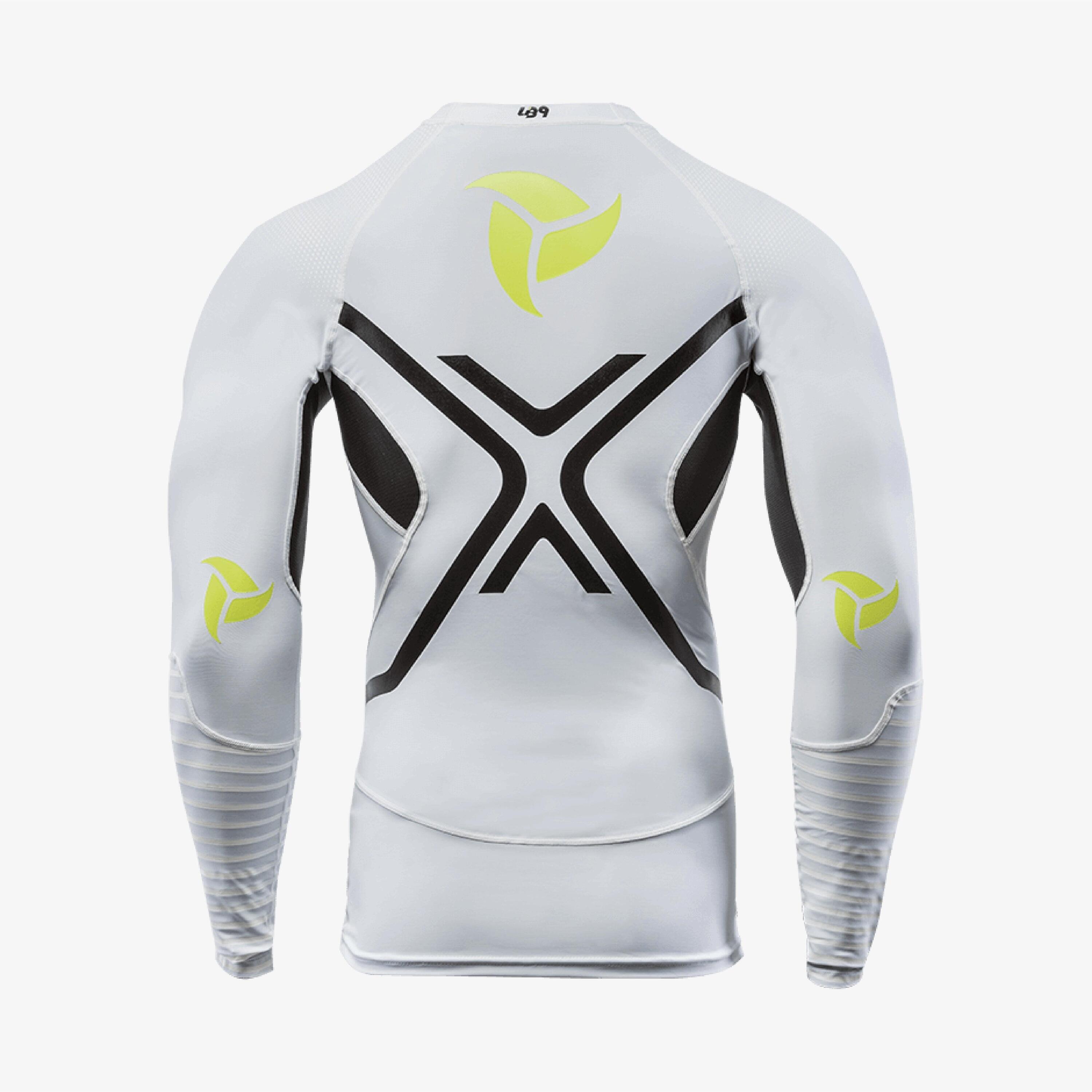 Rashguard adulte sports nautiques manches longues protection UV 4/5