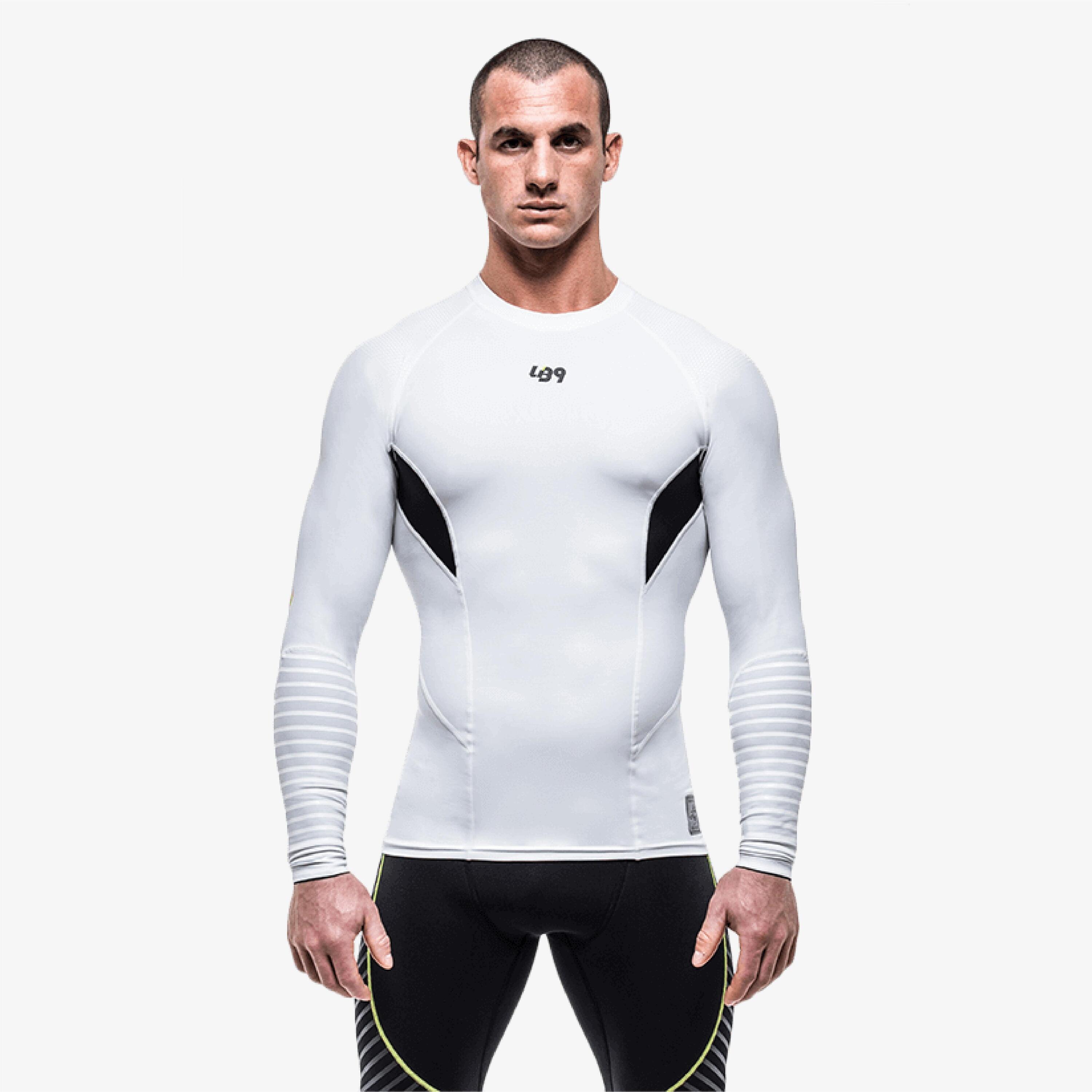 Rashguard adulte sports nautiques manches longues protection UV 2/5
