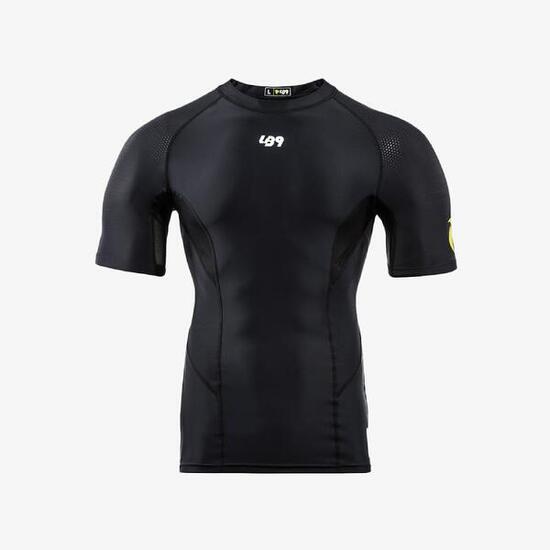 Camiseta Rashguard de Compresión Anti-UV para Piragüismo, Kayak y SUP - Azul