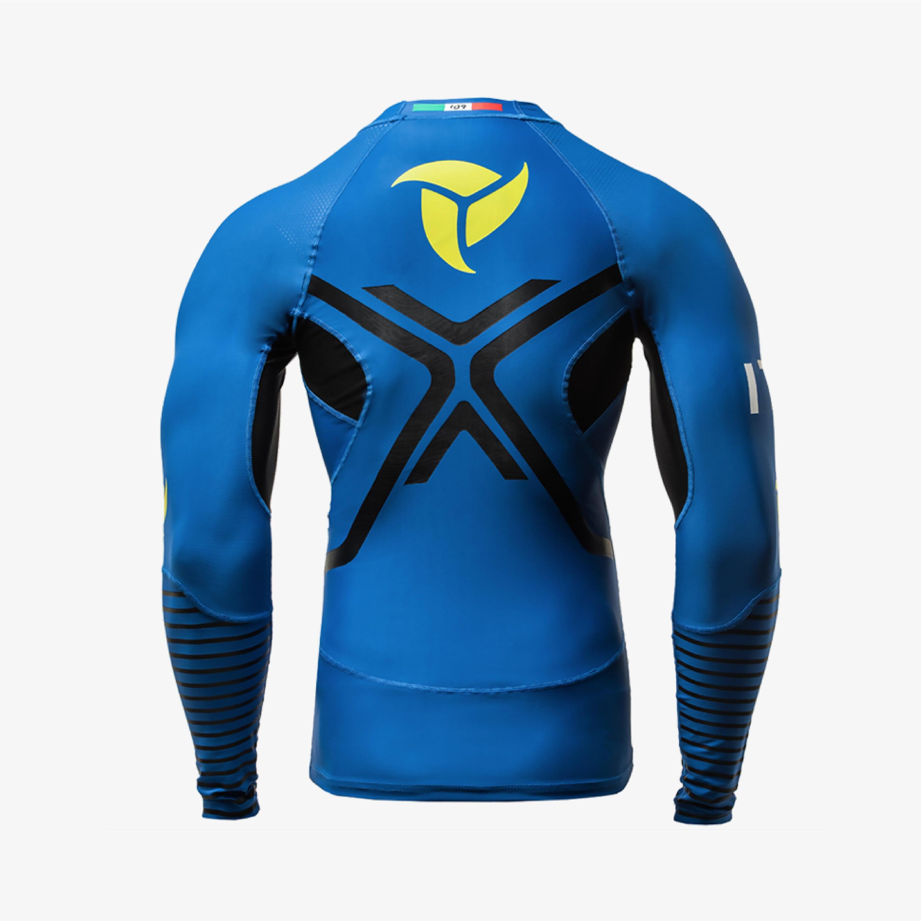 Rashguard adulte sports nautiques manches longues protection UV 3/5