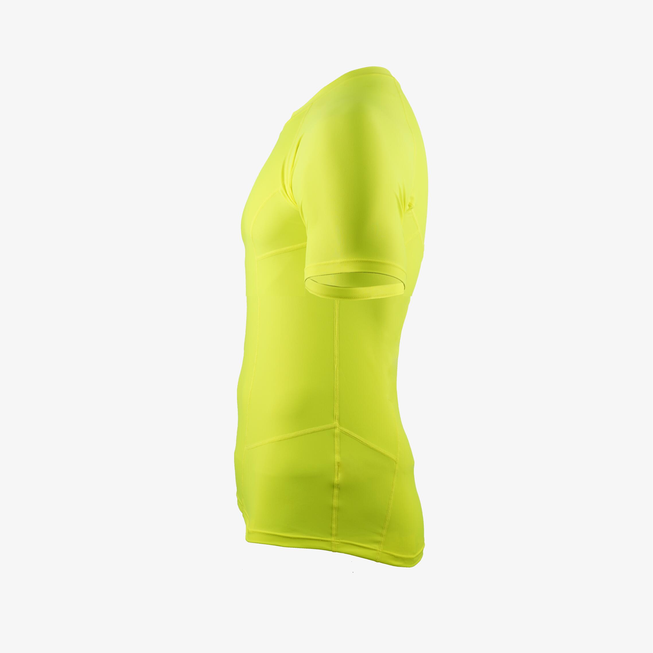 Rashguard adulte sports nautiques manches courtes protection UV 3/6