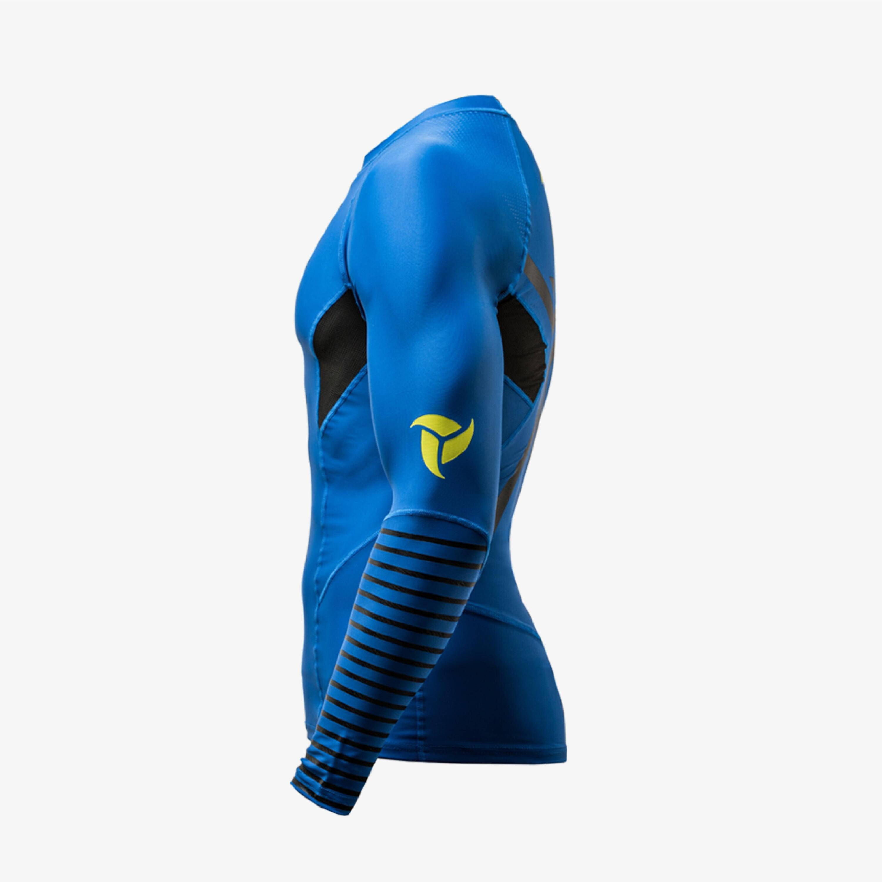 Rashguard adulte sports nautiques manches longues protection UV 2/3