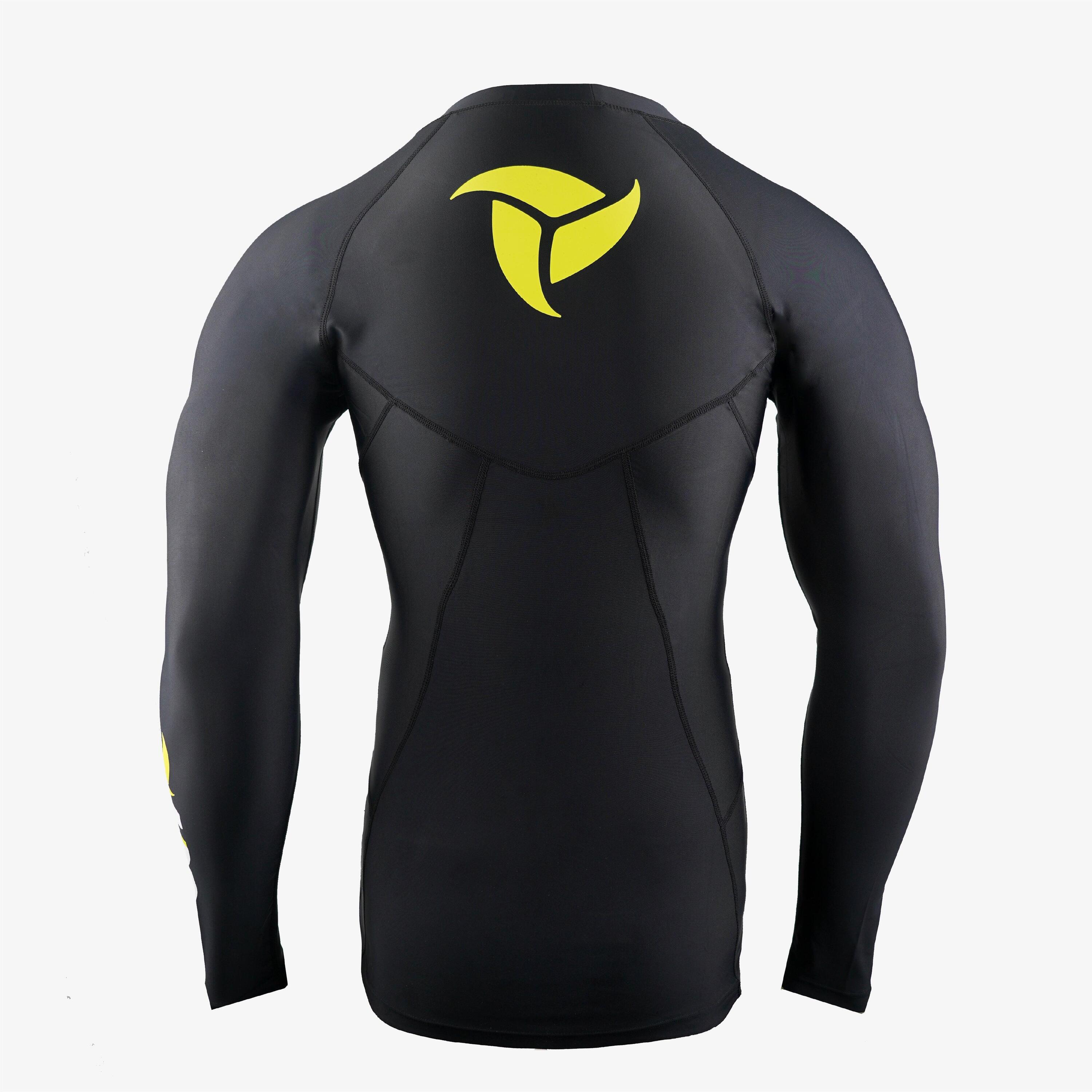 Rashguard adulte sports nautiques manches longues protection UV 4/6