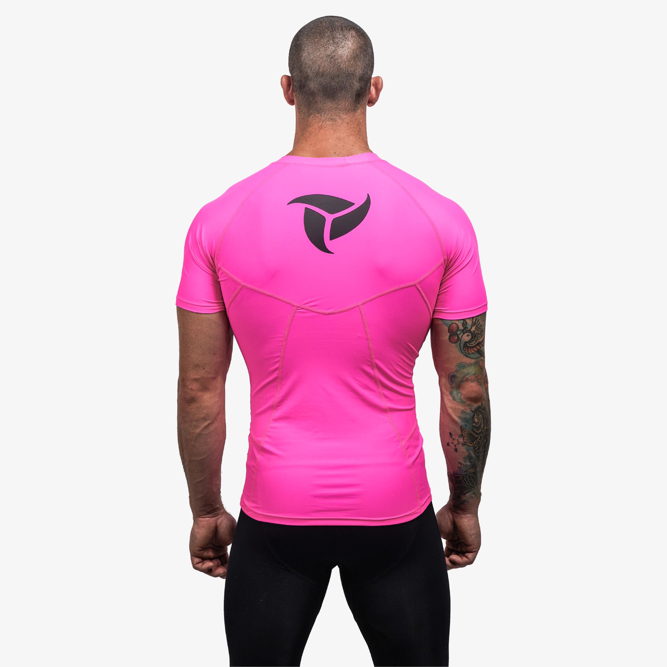 Rashguard adulte sports nautiques manches courtes protection UV 5/6