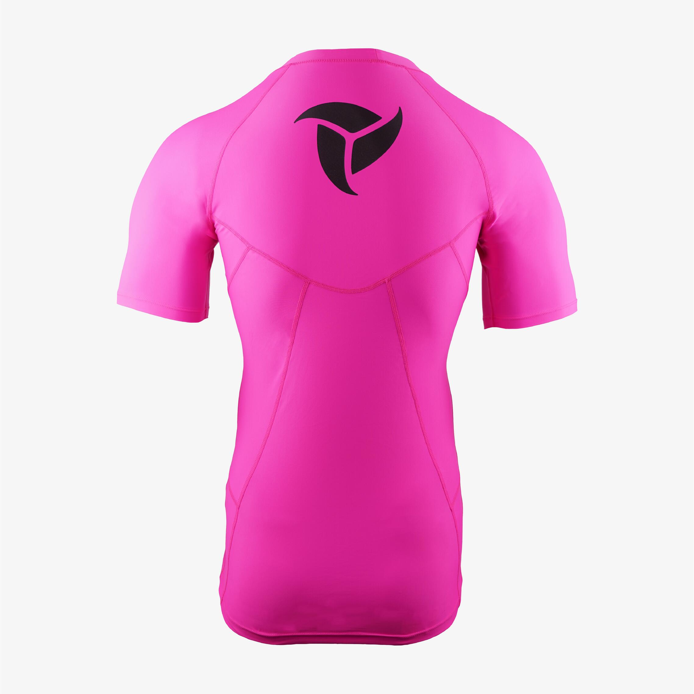 Rashguard adulte sports nautiques manches courtes protection UV 4/6
