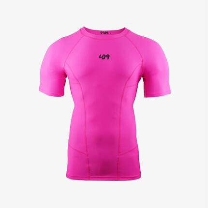 Camiseta Rashguard anti-UV para piragüismo, kayak y SUP - Fucsia