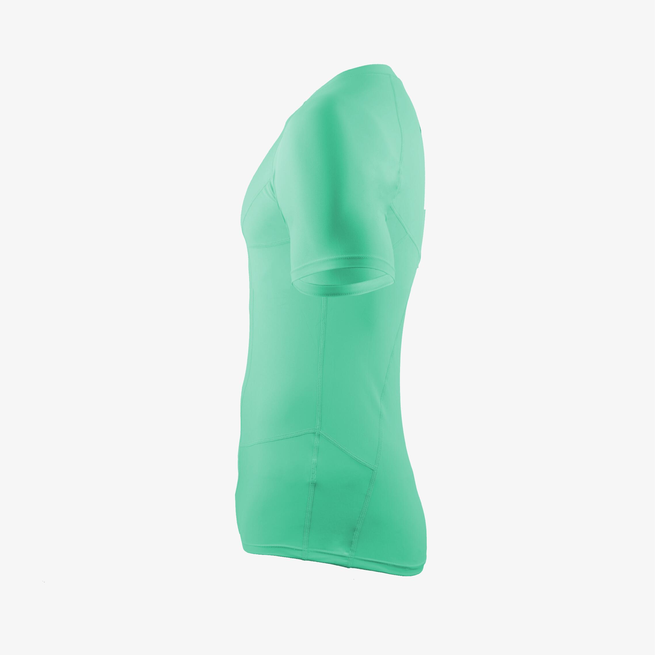 Rashguard adulte sports nautiques manches courtes protection UV 2/3