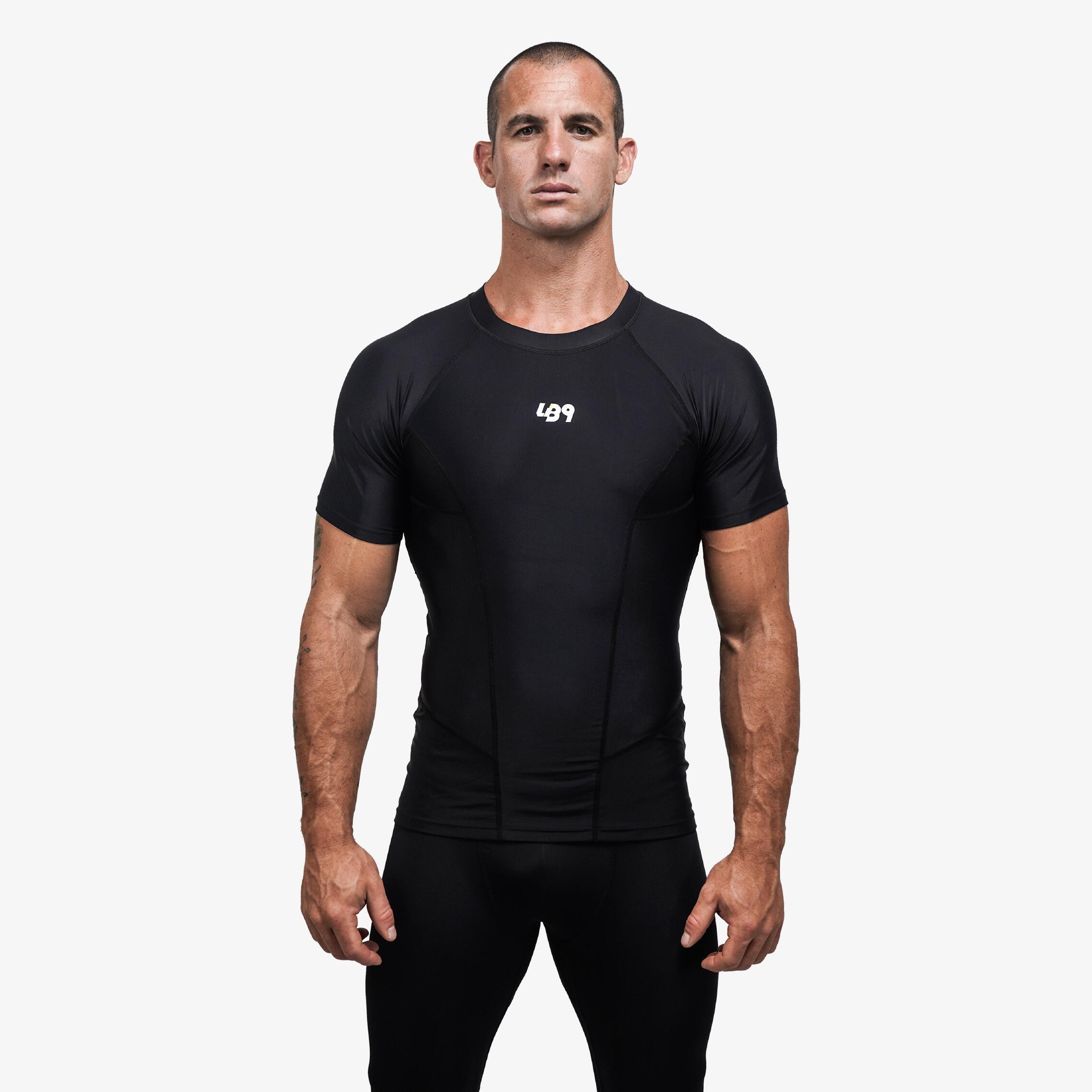 Rashguard adulte sports nautiques manches courtes protection UV 2/6