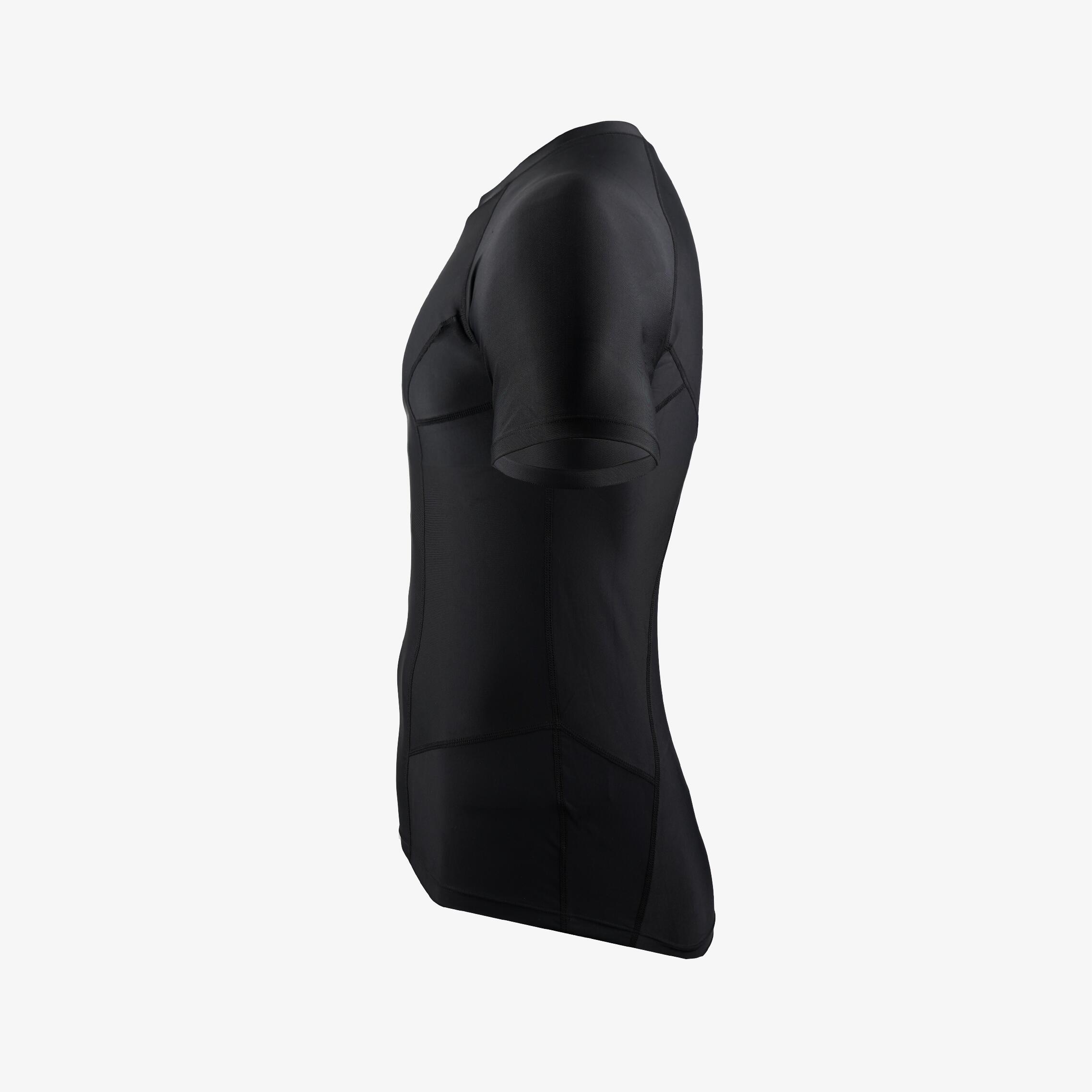 Rashguard adulte sports nautiques manches courtes protection UV 3/6