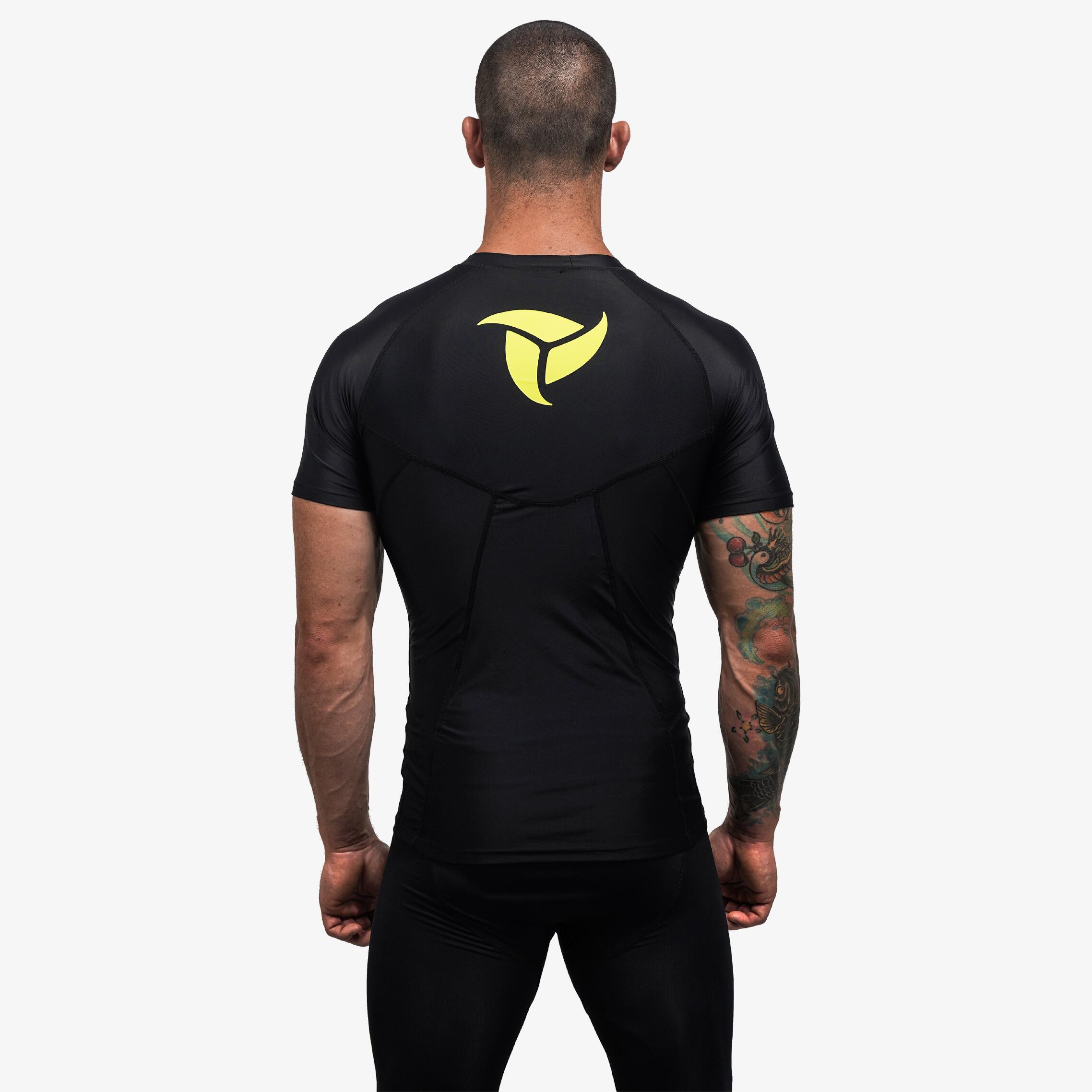 Rashguard adulte sports nautiques manches courtes protection UV 5/6