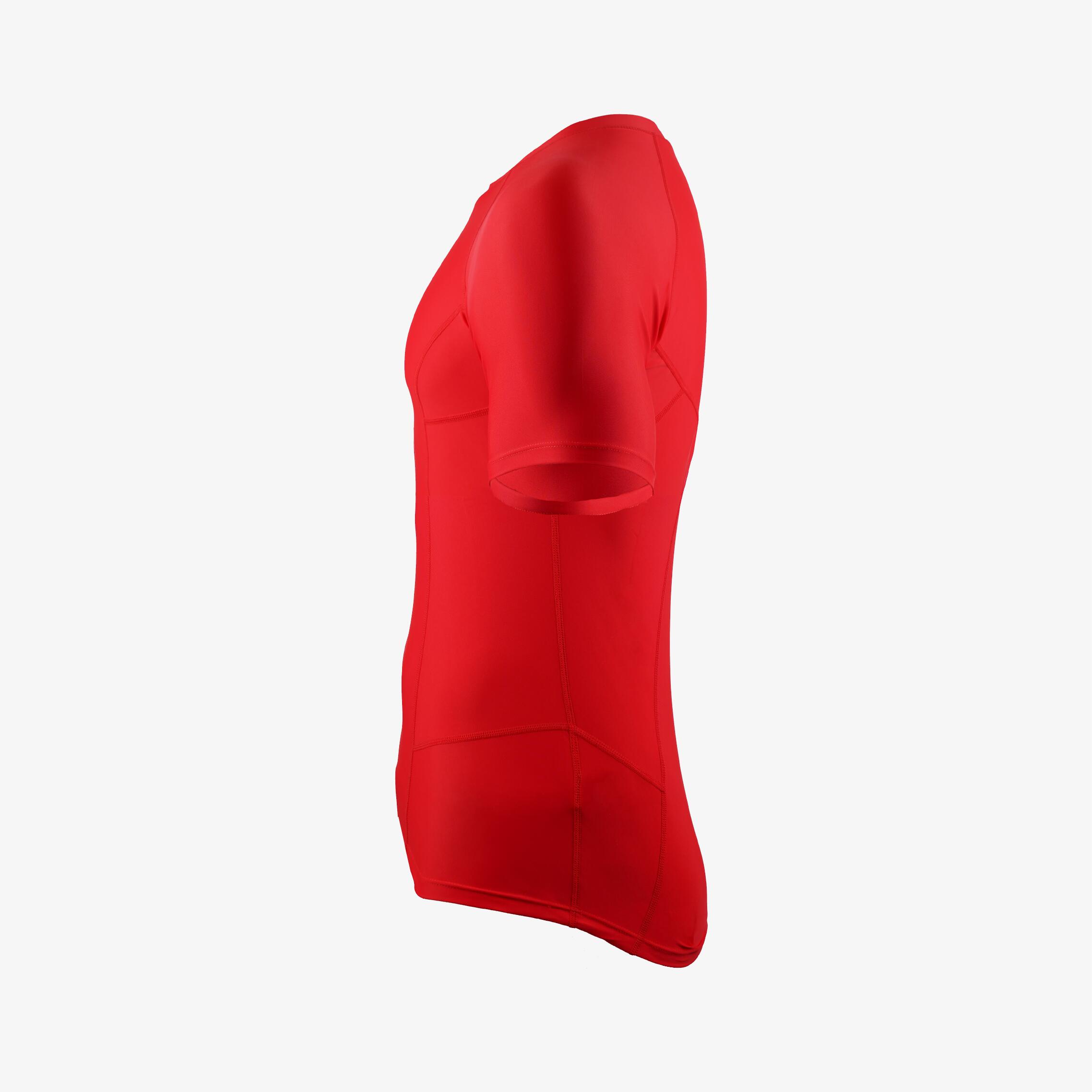 Rashguard adulte sports nautiques manches courtes protection UV 3/6