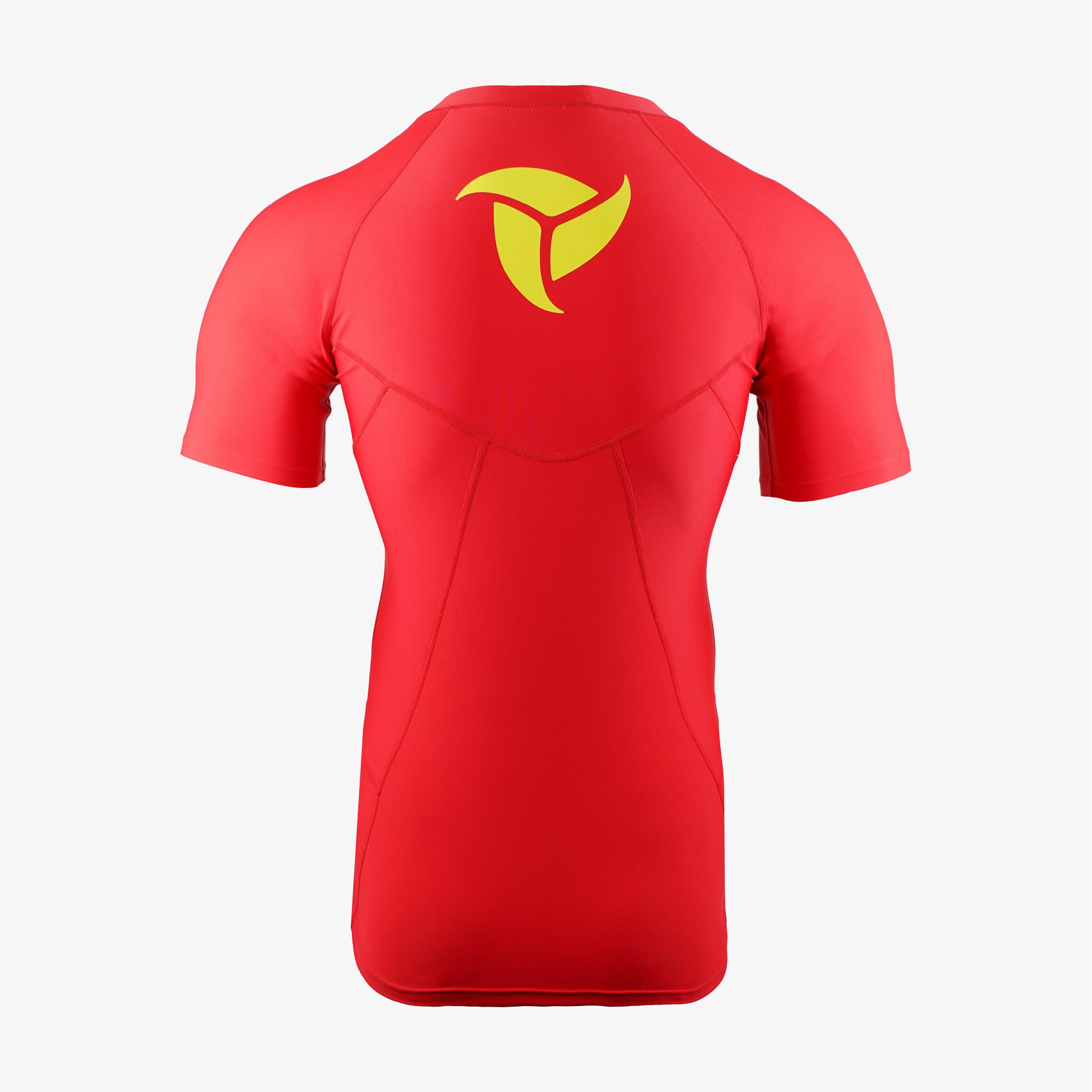 Rashguard adulte sports nautiques manches courtes protection UV 4/6