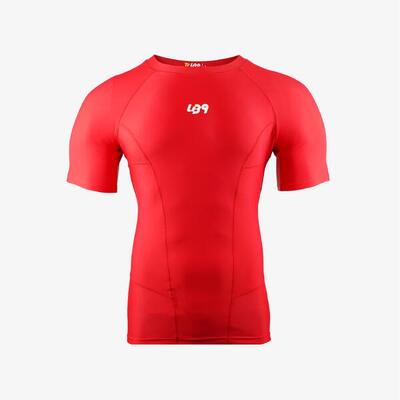 Maglia Anti UV Rashguard per Canoa. Kayak e SUP - Rossa