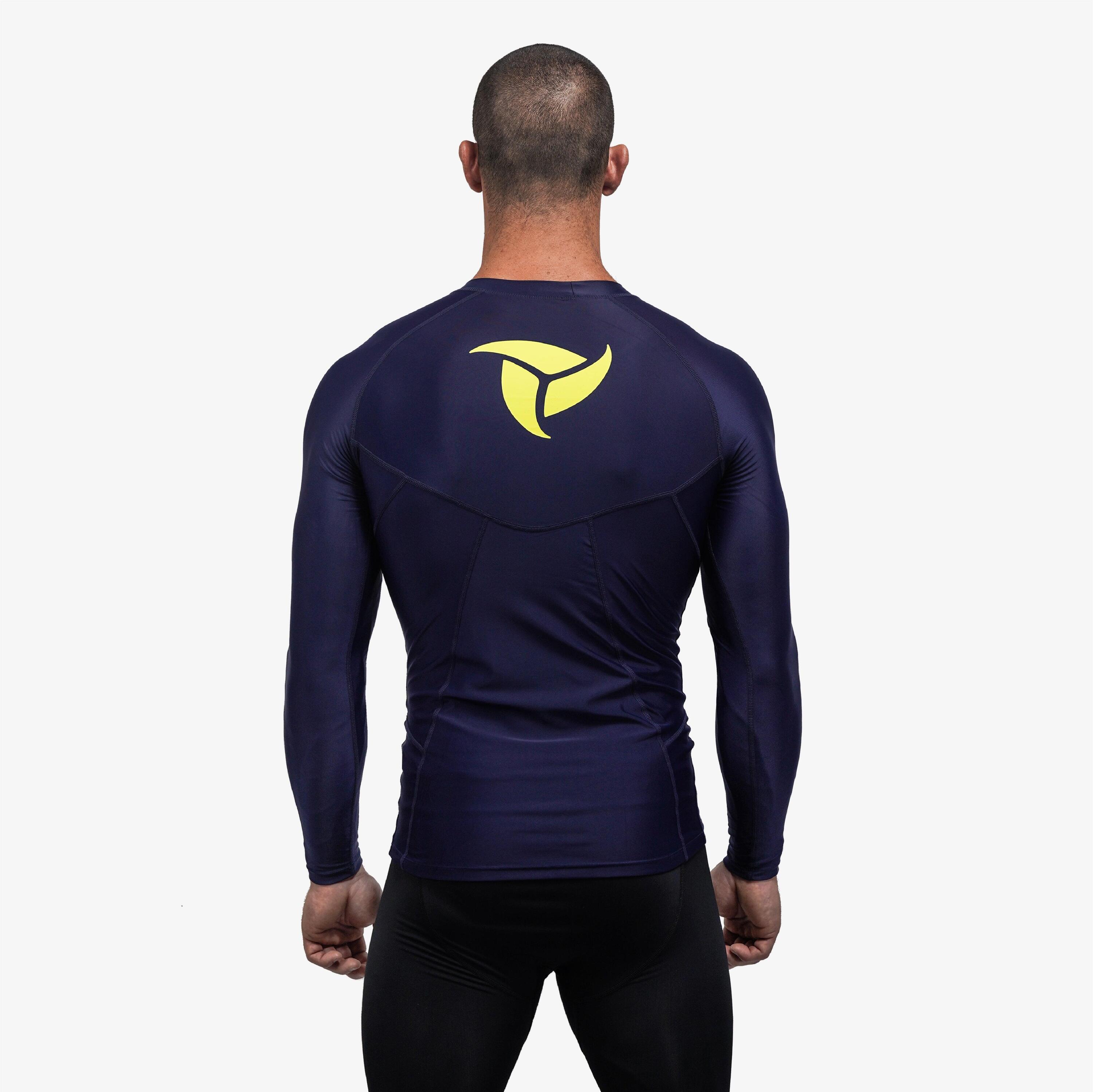 Rashguard adulte sports nautiques manches longues protection UV 5/6