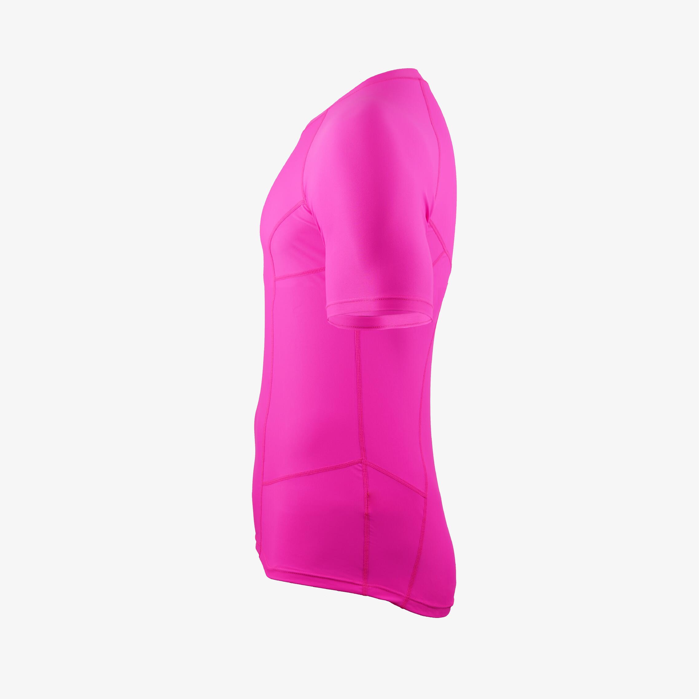Rashguard adulte sports nautiques manches courtes protection UV 3/6