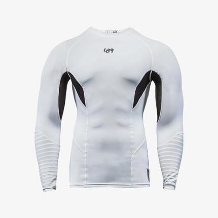 Camiseta Rashguard de compresión anti-UV para piragüismo, kayak y SUP - Negro