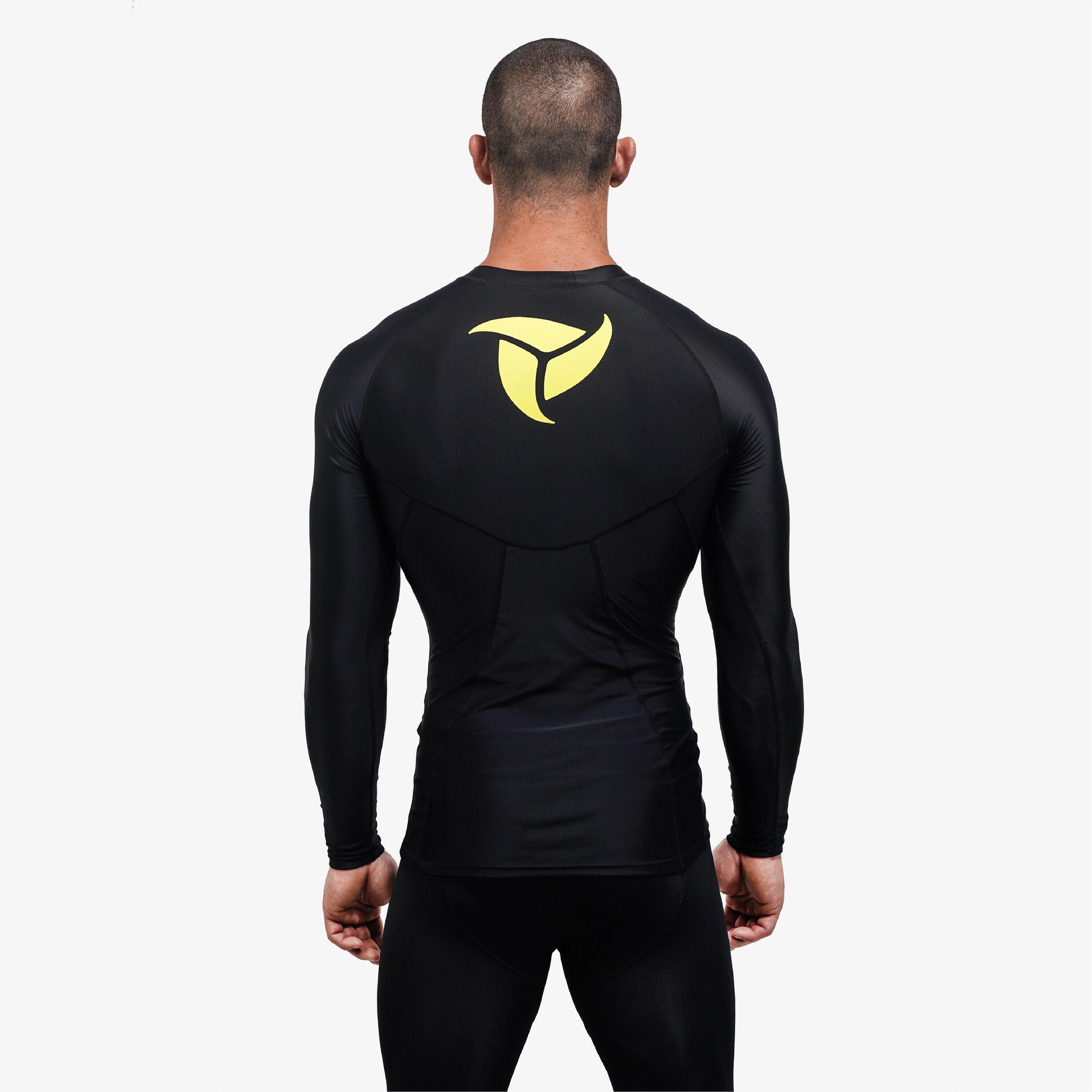 Rashguard adulte sports nautiques manches longues protection UV 5/6