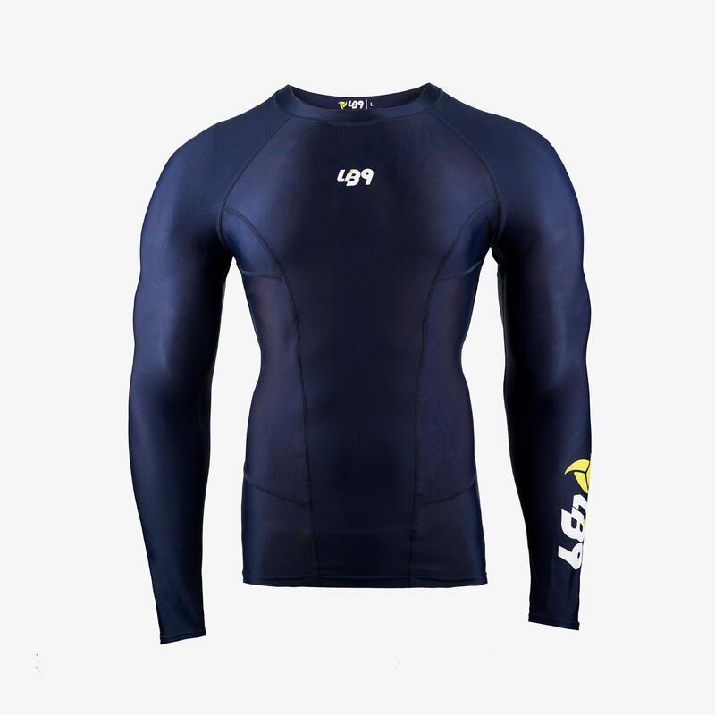 Maglia Anti UV Rashguard per Canoa, Kayak e SUP - Blu Navy