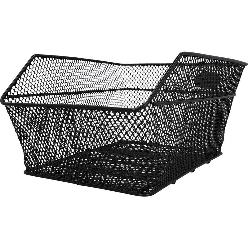Cos bicicleta spate, plasa metal, greutate maxima 25kg, negru, 29.5 x 19 x 40 cm