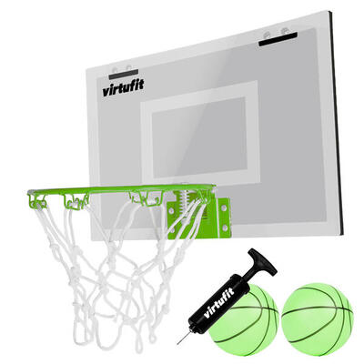 Basketbalbord - pro mini basketbalbord met 2 ballen en pomp - glow in the dark