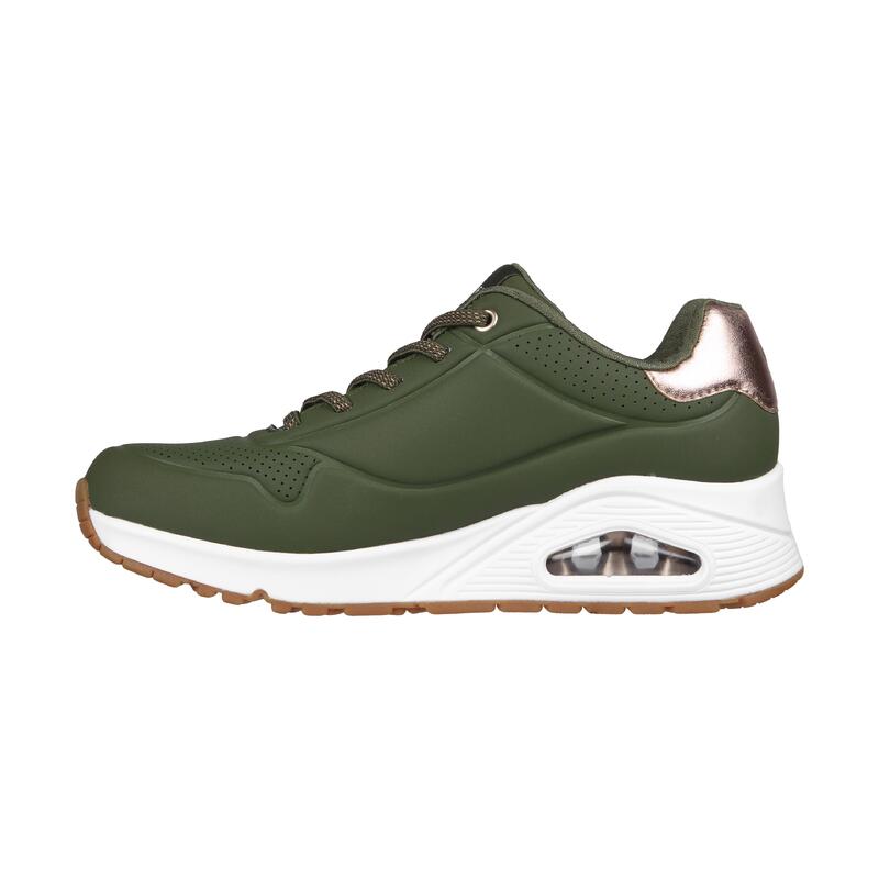 Zapatilla Mujer Skechers Uno Shimmer Verde