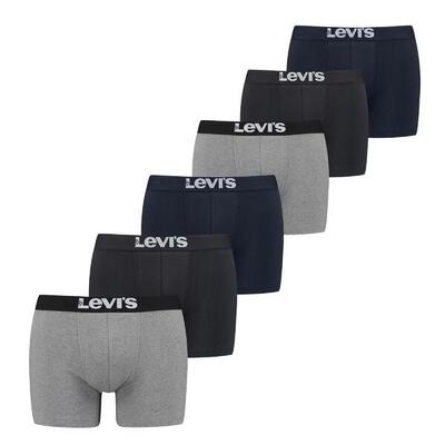 Boxershort Herren 6er Pack Stretch-SOLID BASIC BOXER BRIEF ORG CO 6P ECOM