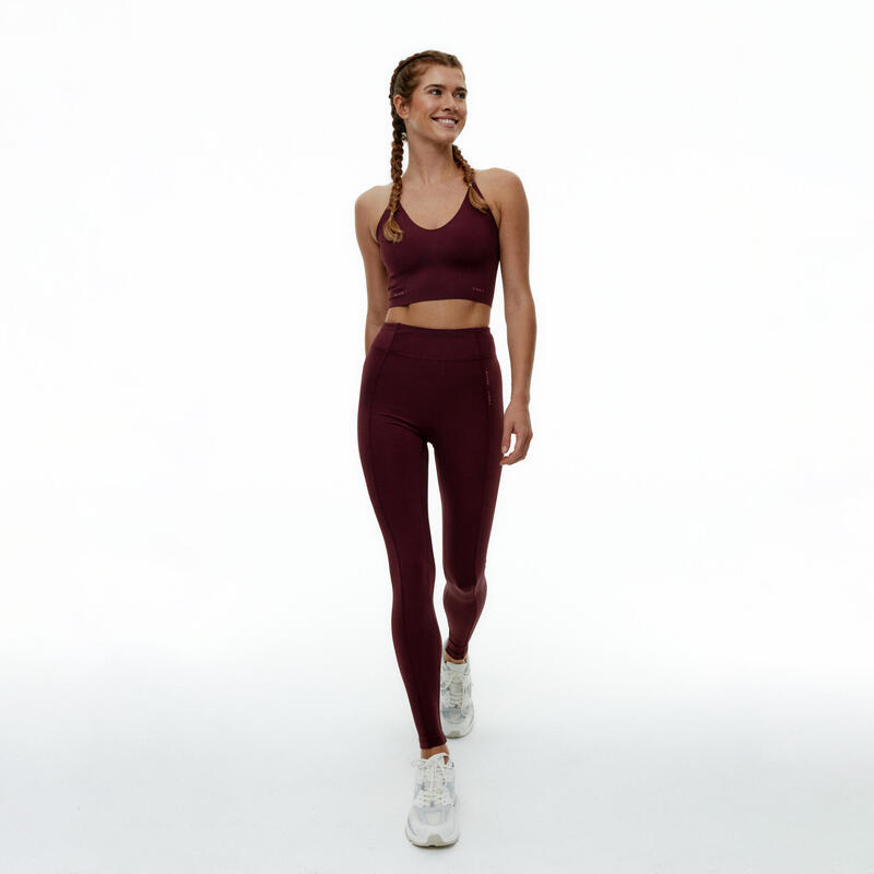 Conjunto deportivo Top+Legging Sharpcurve Alto impacto de mujer Black Limba