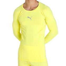 Chemisier Puma Liga Baselayer Tee Ls, Jaune, Hommes