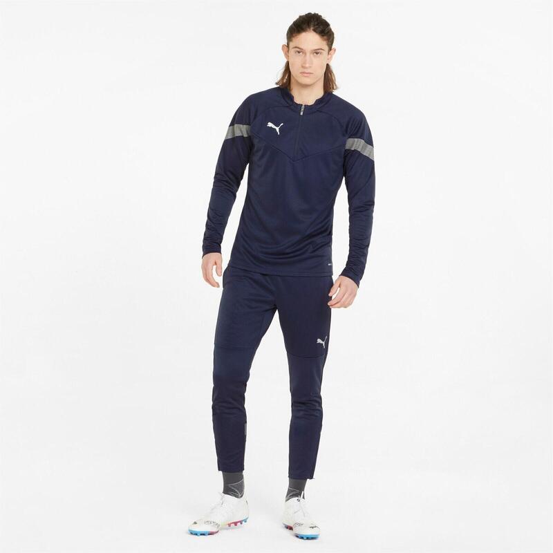 Camicetta Puma Teamfinal Training 14 Zip, Blu, Uomini