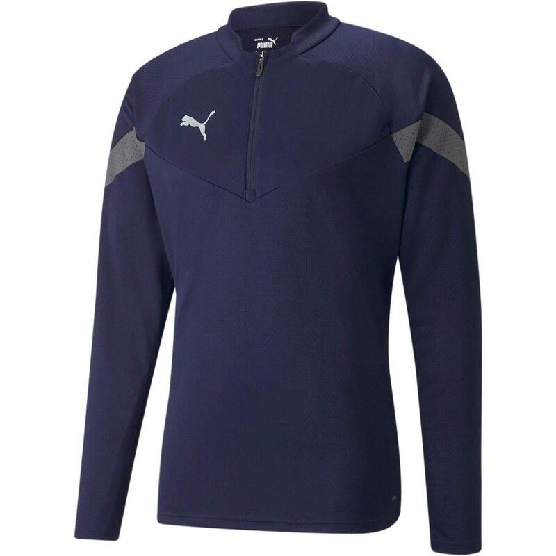 Camicetta Puma Teamfinal Training 14 Zip, Blu, Uomini