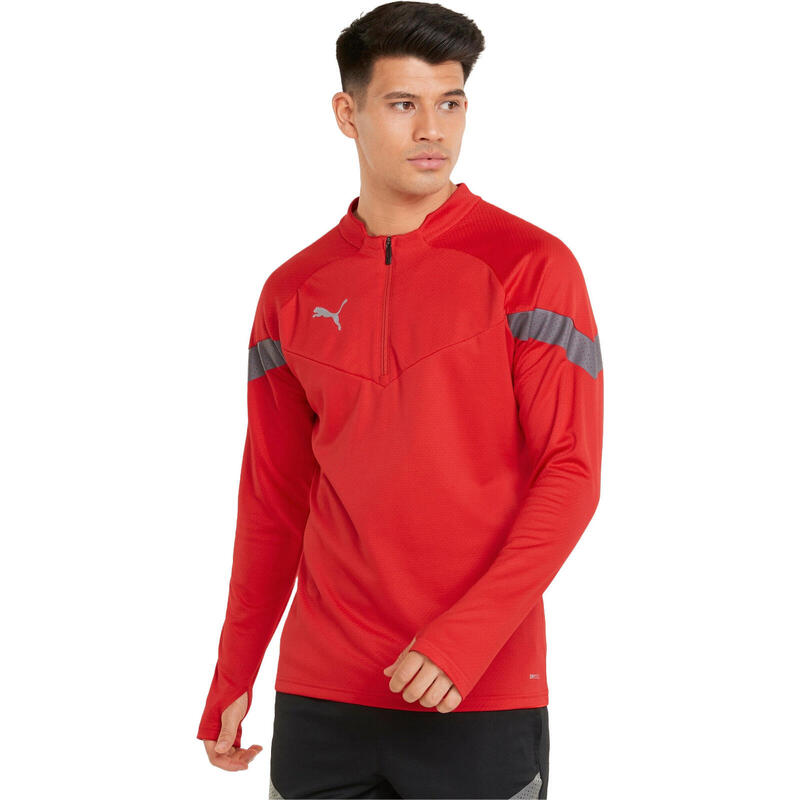 Chemisier Puma Teamfinal Training 14 Zip, Rouge, Hommes