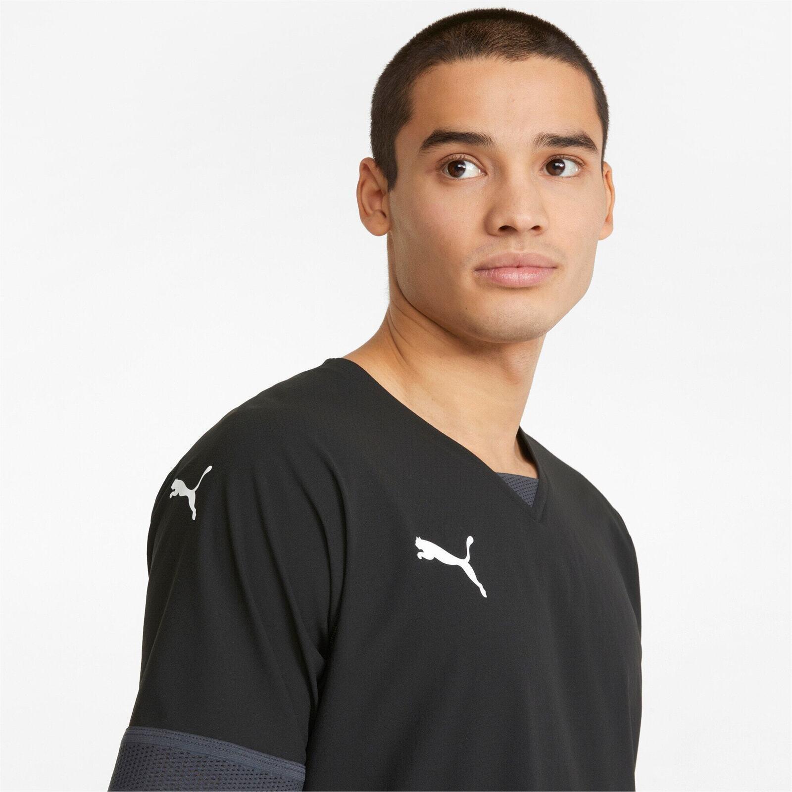 Puma TeamFinal Mens Black Training T-Shirt 4/5