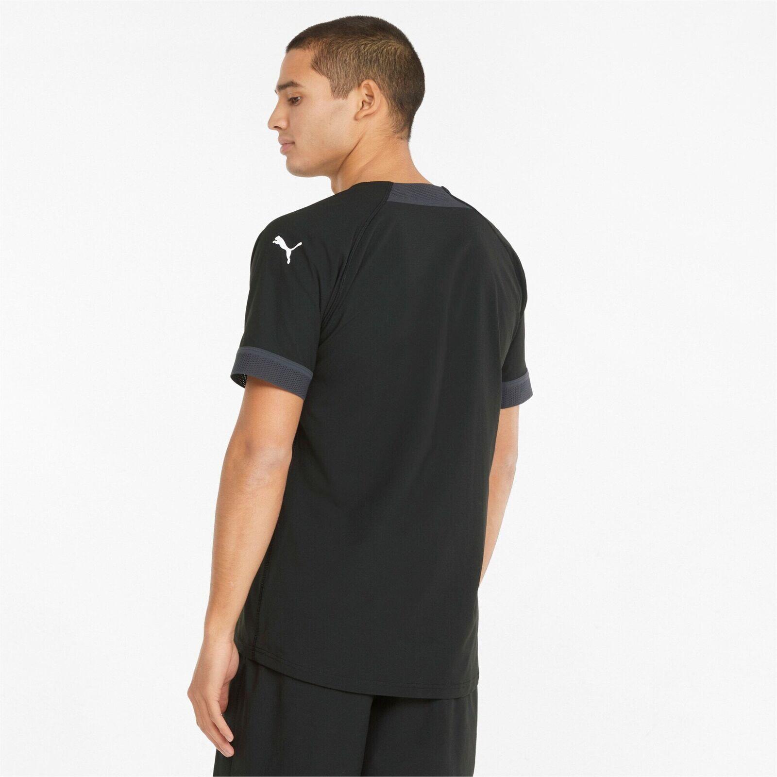 Puma TeamFinal Mens Black Training T-Shirt 2/5