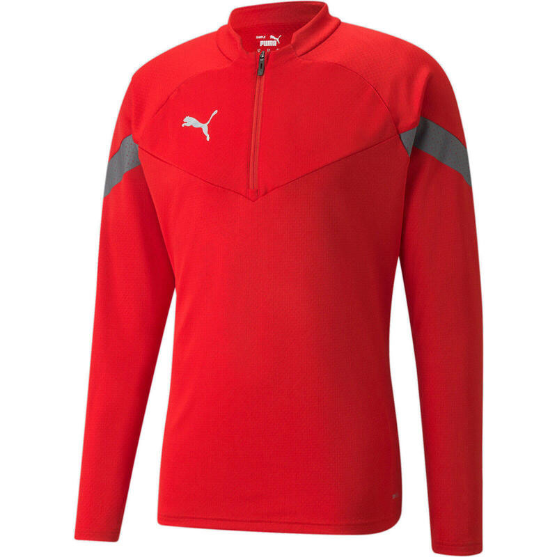 Chemisier Puma Teamfinal Training 14 Zip, Rouge, Hommes