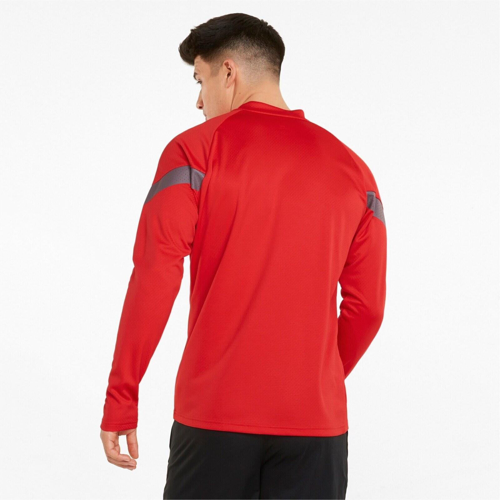 Camicetta Puma Teamfinal Training 14 Zip, Rosso, Uomini 2/6