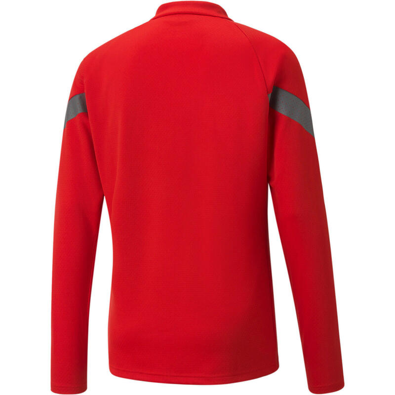 Blusa Puma Teamfinal Training 14 Zip, Rojo, Hombre